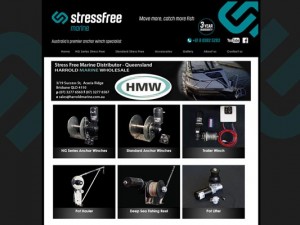 stressfree marine website design adelaide
